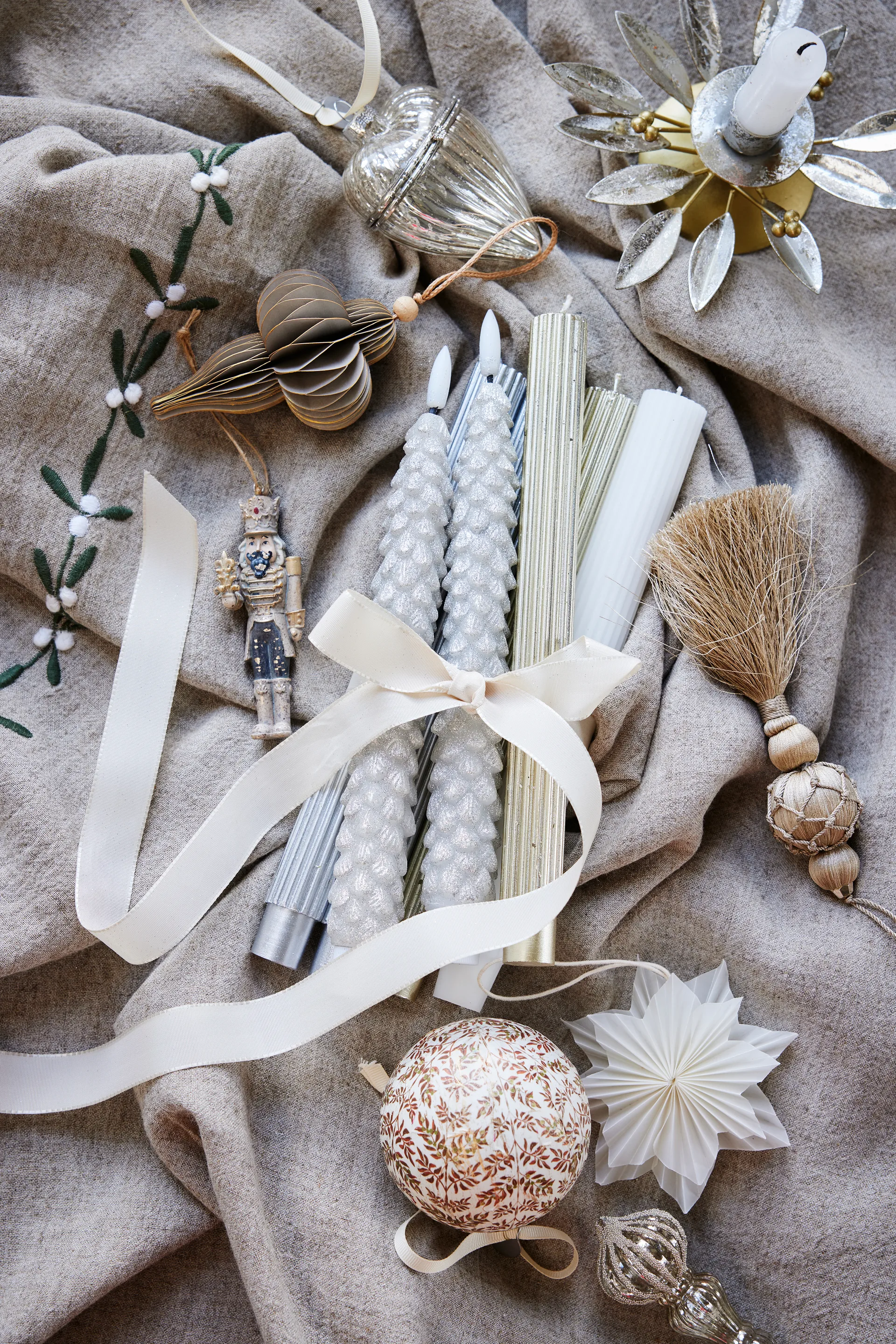 Palisa スターデコレーション ペンダント 10 cm, Off white Lene Bjerre