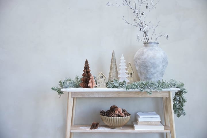 Pappia クリスマスオーナメント 12 cm, Rose, elongated Lene Bjerre