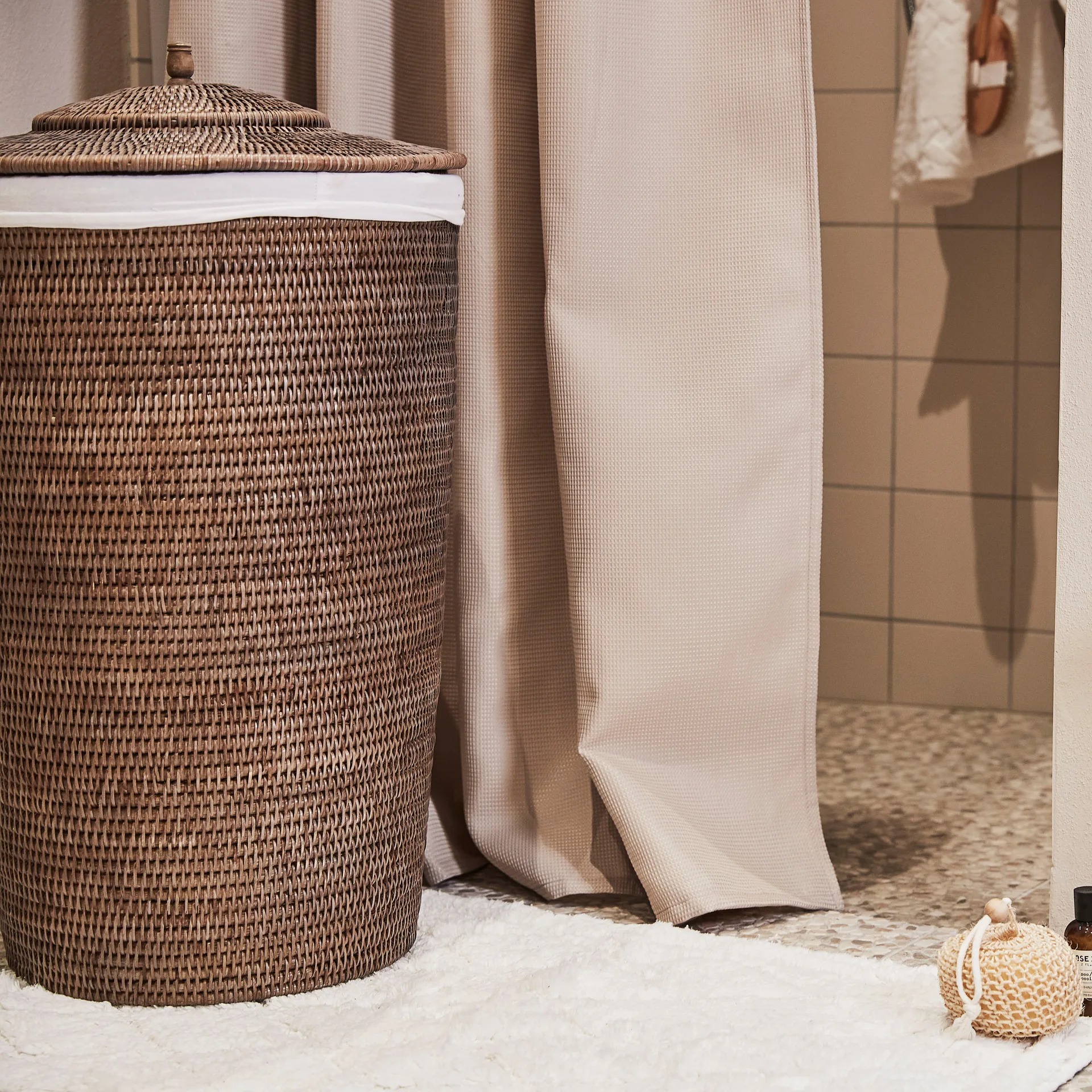 Portia バスルームマット  60x90 cm, White Lene Bjerre