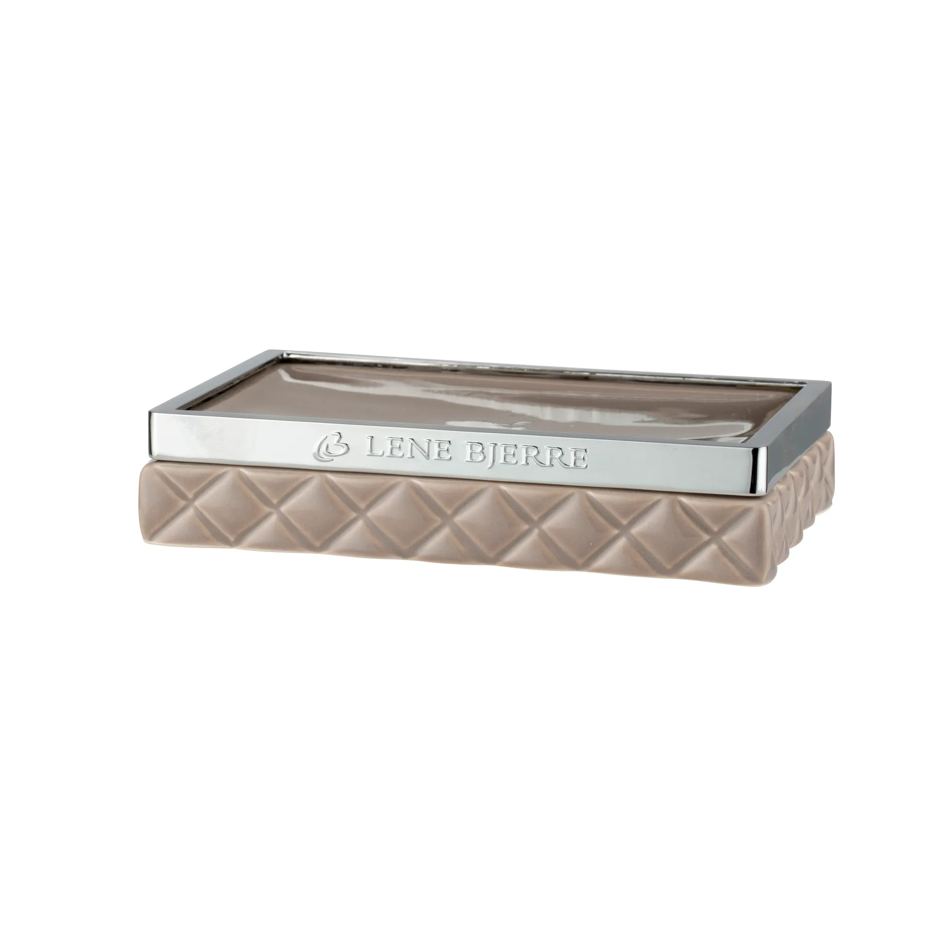 Portia ソープディッシュ, brown-silver Lene Bjerre