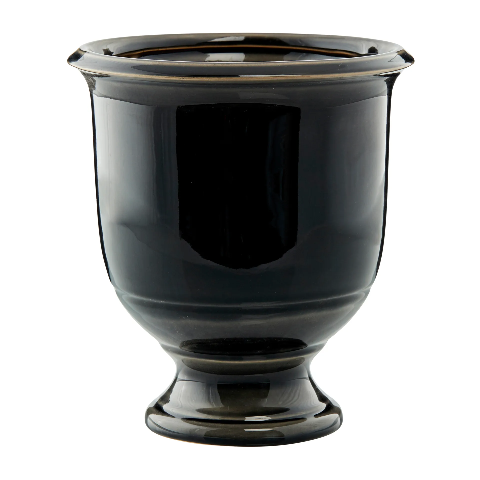 Roselle 植木鉢 Ø13 cm, Dark grey Lene Bjerre