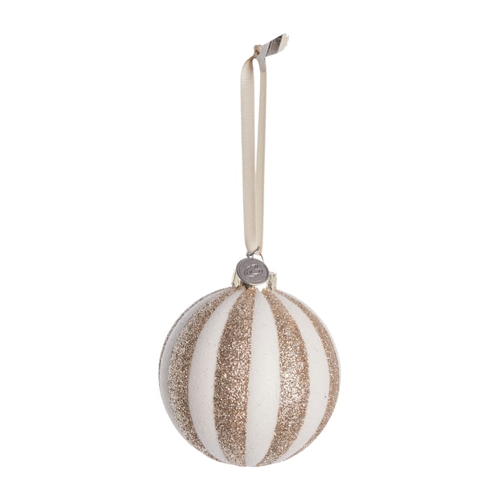 Selvie オーナメント Ø8 cm - white-light gold - Lene Bjerre