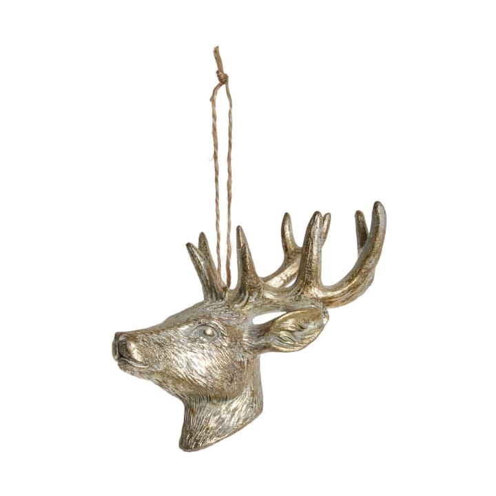 Serafina 鹿 デコレーションハンガー 12.5 cm - Light gold - Lene Bjerre