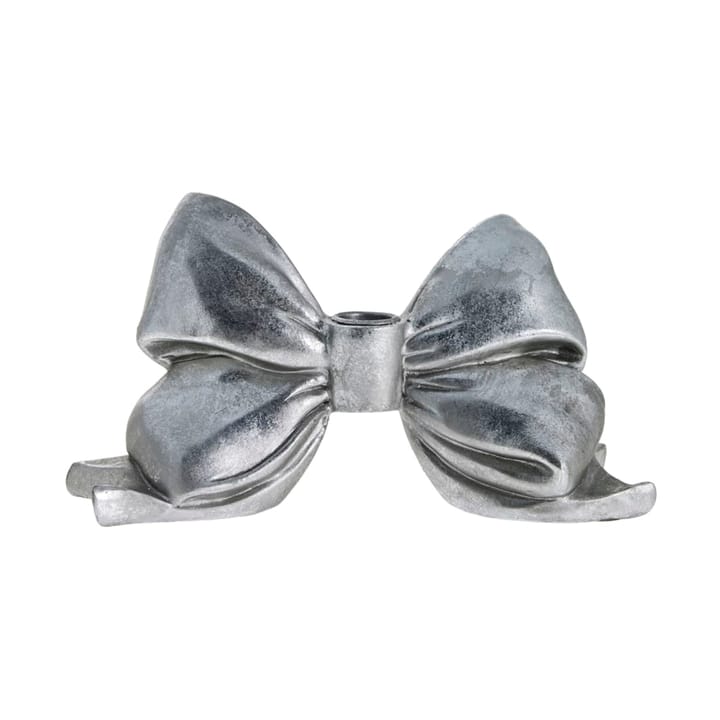 Serafina リボン キャンドルホルダー 12.7 cm, Antique silver Lene Bjerre