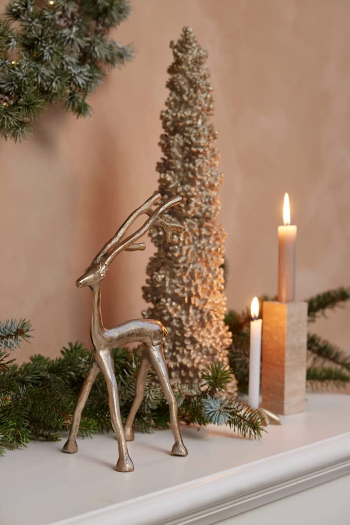Serafina デコレーション クリスマス�ツリー 48 cm, アンティークゴールドのキャンドル Lene Bjerre