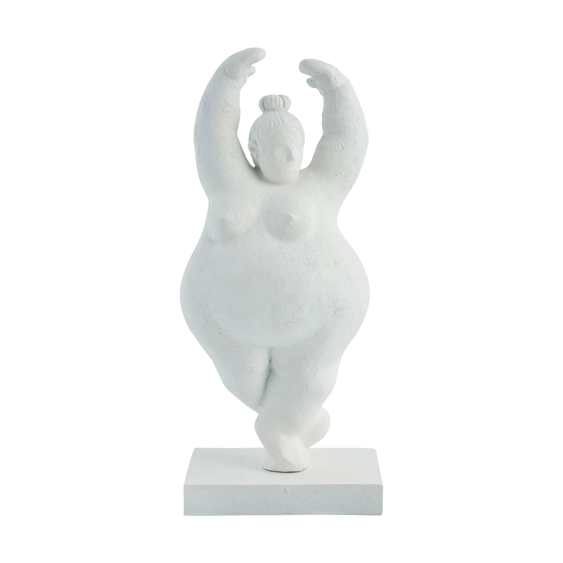 Serafina 置き物 woman pirouette 28 cm, White Lene Bjerre