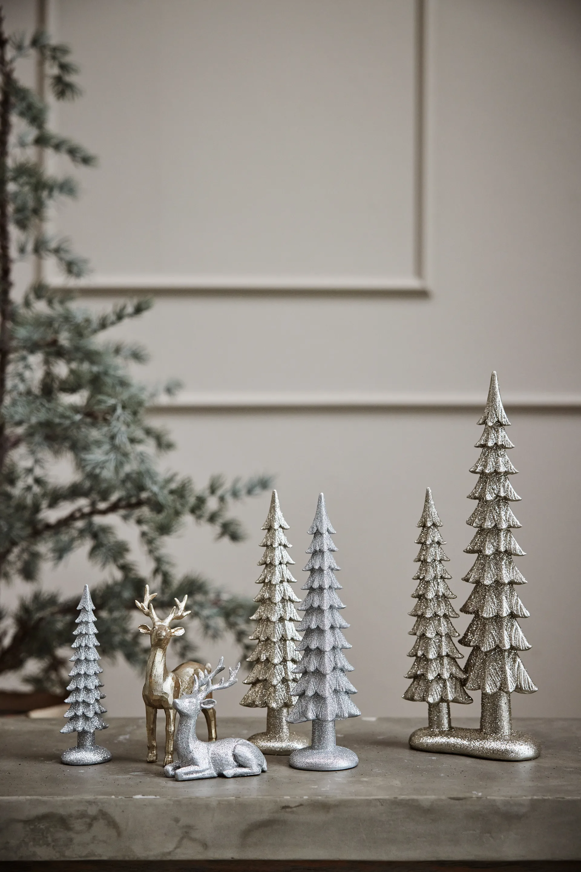 Sissia デコレーション クリスマスツリー 33 cm, Silver Lene Bjerre