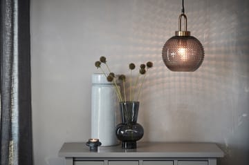 Sivia ランタン 6 cm - Dark grey-light gold - Lene Bjerre