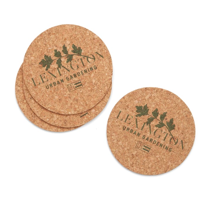コルクコースター Ø10 cm 4枚セット, Urban gardening Lexington | レキシントン