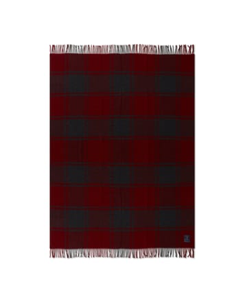 チェックリサイクルブランケット 130x170 cm - Red-dark grey - Lexington | レキシントン