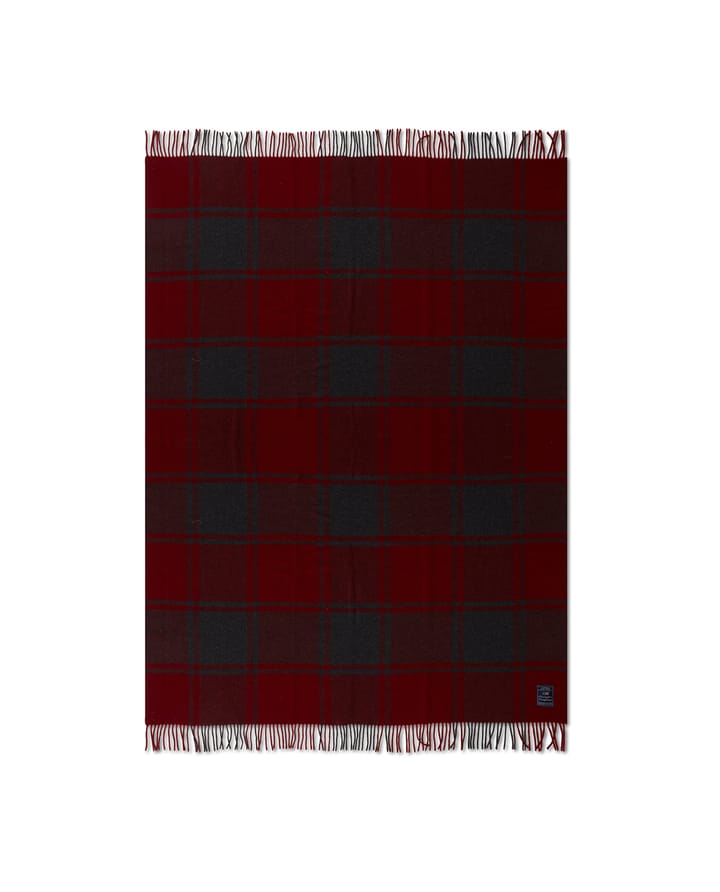 チェックリサイクルブランケット 130x170 cm, Red-dark grey Lexington | レキシントン