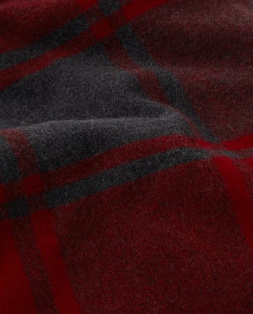 チェックリサイクルブランケット 130x170 cm - Red-dark grey - Lexington | レキシントン