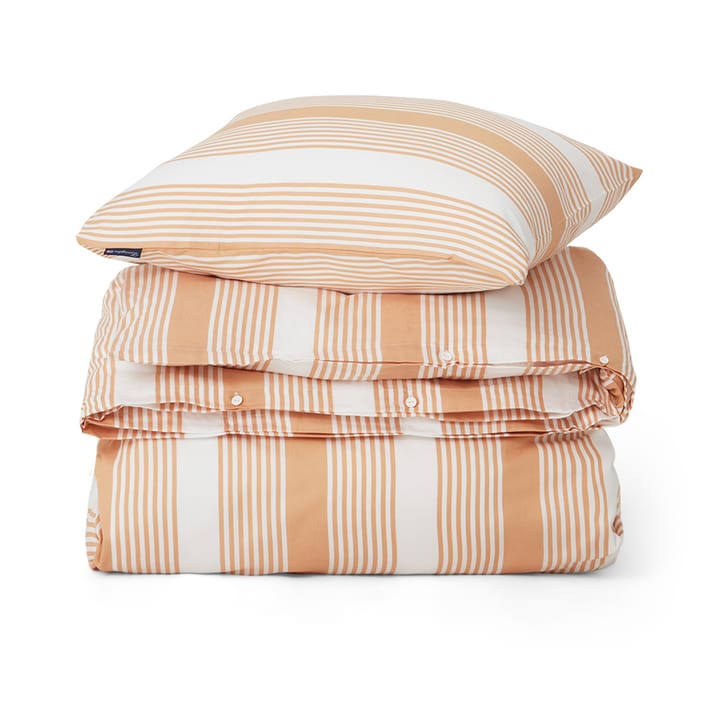 ストライプ コットンサテン ベッドセット 150x210 cm - Beige-white - Lexington | レキシントン