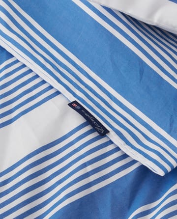 ストライプ コットンサテン ベッドセット 150x210 cm - Blue-white - Lexington | レキシントン