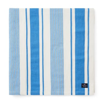 ストライ�プ リネンコットンテーブルクロス 150x250 cm - Blue-white - Lexington | レキシントン