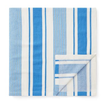 ストライプ リネンコットンテーブルクロス 150x250 cm - Blue-white - Lexington | レキシントン