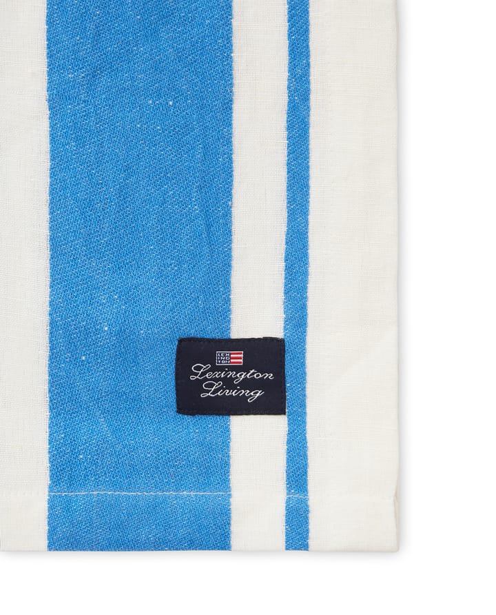 ストライプ リネンコットンテーブルクロス 150x250 cm, Blue-white Lexington | レキシントン