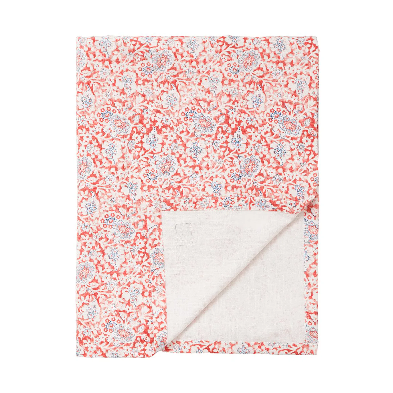 花柄 リサイクルコットン テーブルクロス 150x250 cm, Coral Lexington | レキシントン