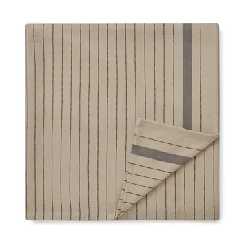 ストライプ オーガニックコットン テーブルクロス 150x350 cm - Beige-dark grey - Lexington | レキシントン