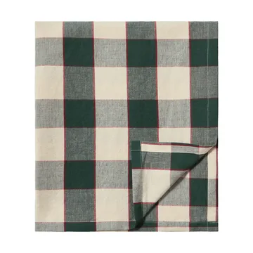 チェック コットン リネン テーブルクロス 150x350 cm - Green-light beige-red - Lexington | レキシントン