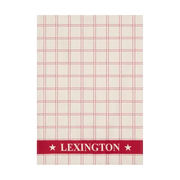 ジャカード織り コットン キッチンタオル 2パック - Red-white, 50x70 cm - Lexington | レキシントン