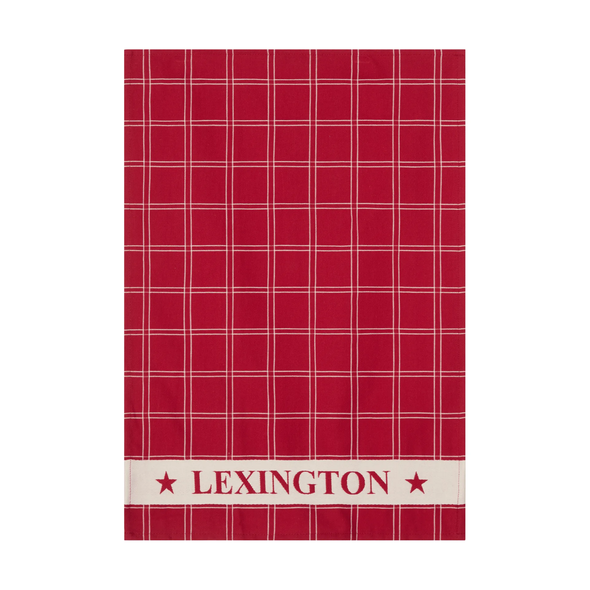 ジャカード織り コットン キッチンタオル 2パック, Red-white, 50x70 cm Lexington | レキシントン