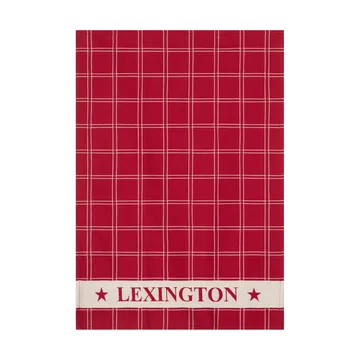 ジャカード織り コットン キッチンタオル 2パック - Red-white, 50x70 cm - Lexington | レキシントン
