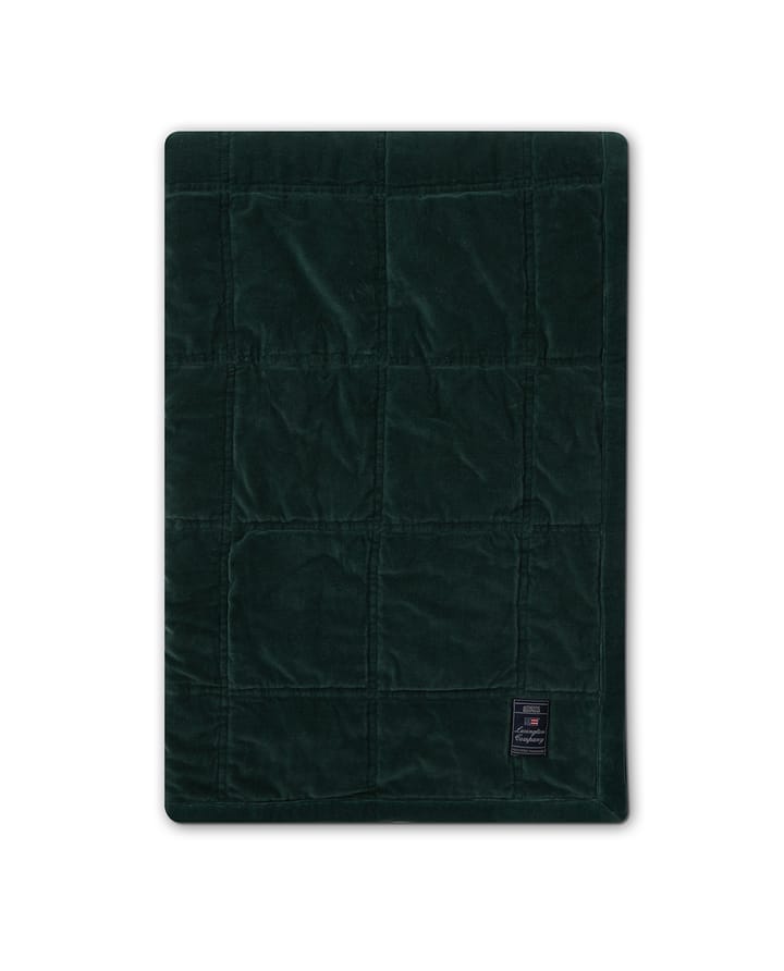 コットンベルベット キルトベッドスプレッド 240x260 cm - Green - Lexington | レキシントン