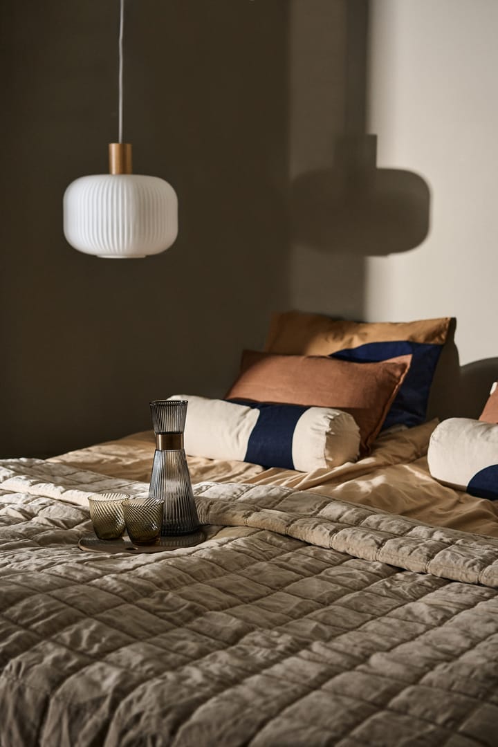 コットンベルベット キルトベッドスプレッド 240x260 cm, Light beige Lexington | レキシントン