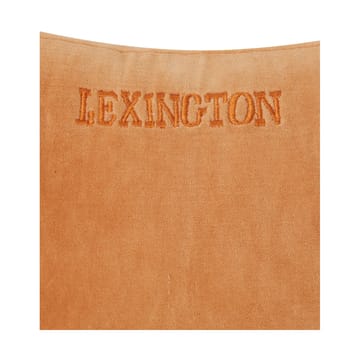 ストライプ オーガニックコットン ベルベット クッション 30x40 cm - Mustard-light beige - Lexington | レキシントン