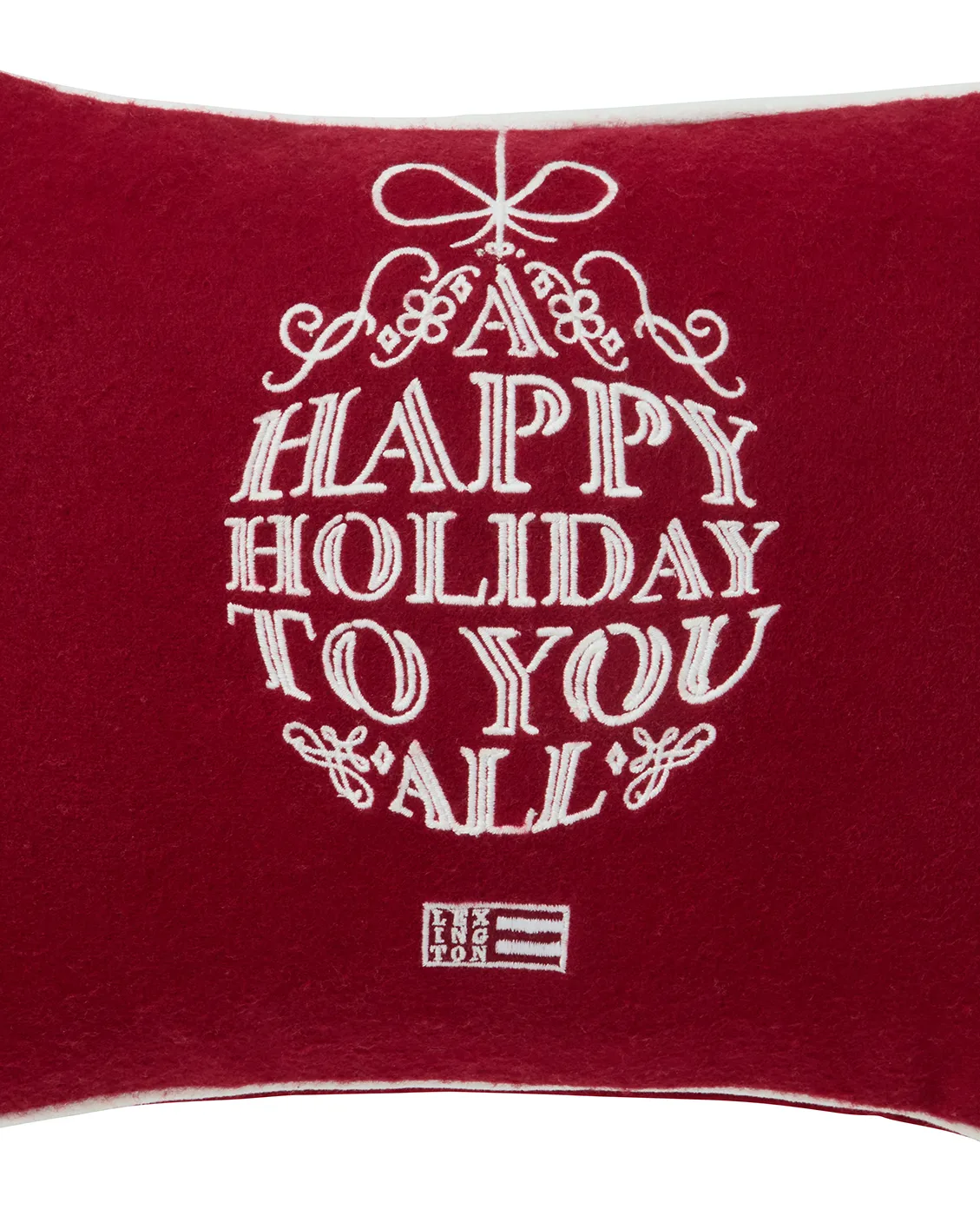 オーナメント ウールミックスクッション 30x40 cm, Red-white Lexington | レキシントン