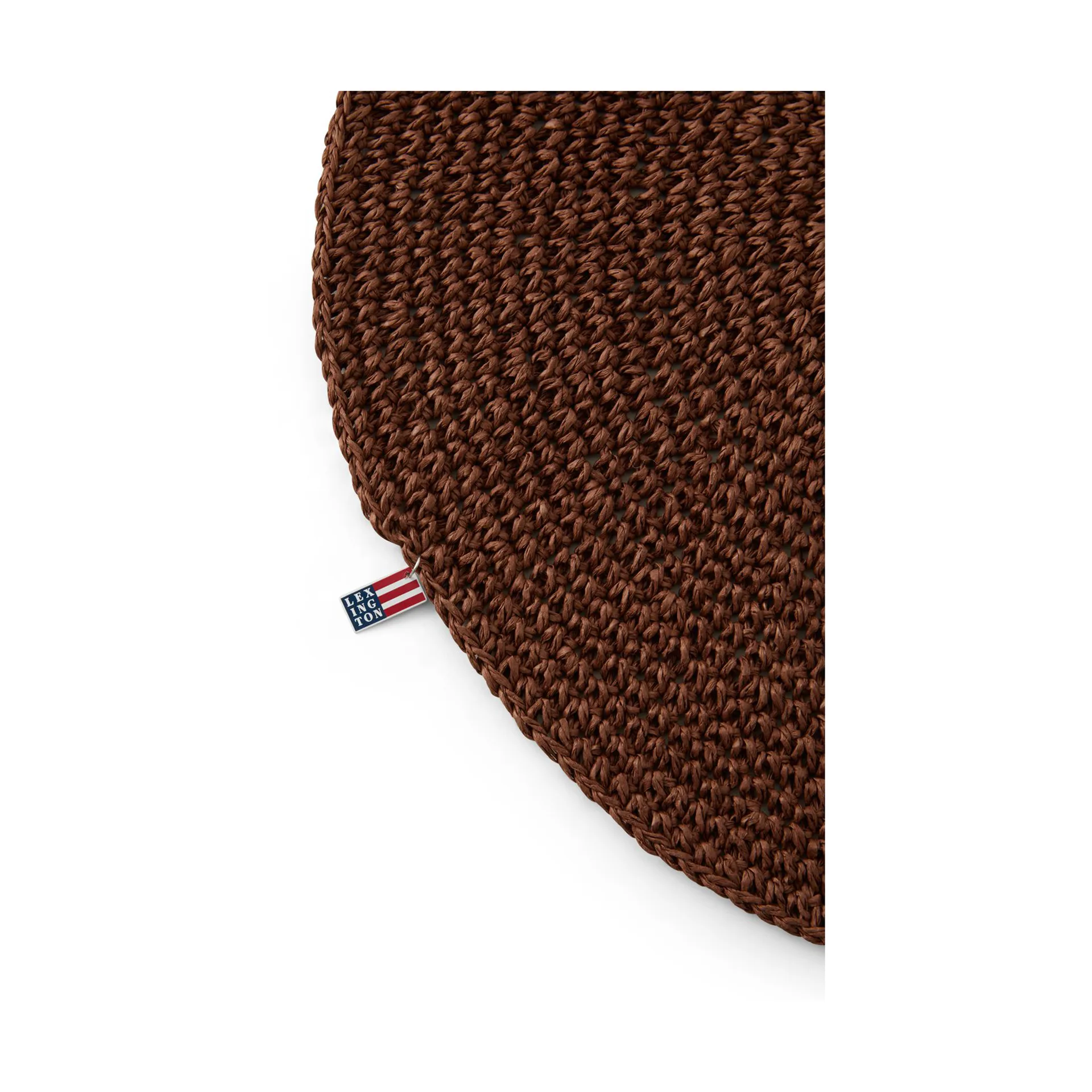 ラウンド リサイクルペーパーストロー ランチョンマット Ø38, Brown Lexington | レキシントン