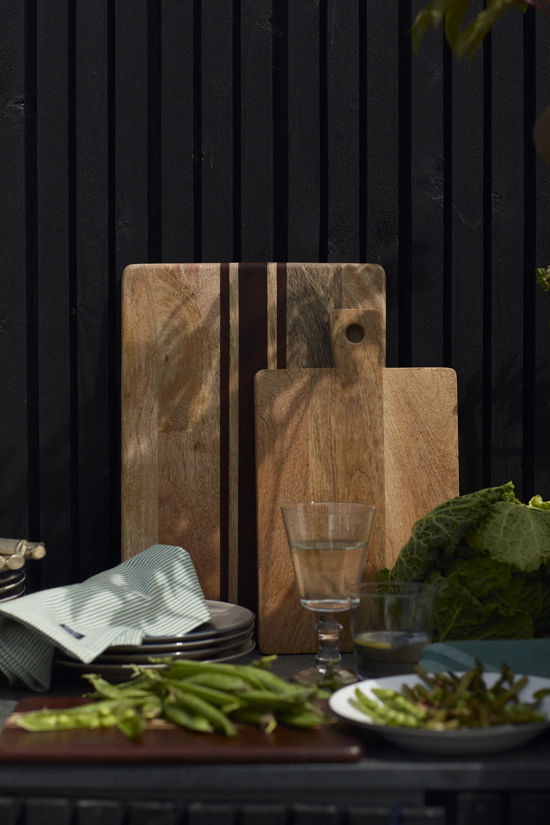 ウッドサービングボード ストライプ, 40x28 cm Lexington | レキシントン