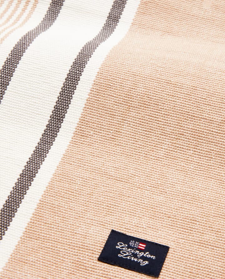 ストライプ オーガニックコットン テーブルクロス 40x50 cm, Beige Lexington | レキシントン