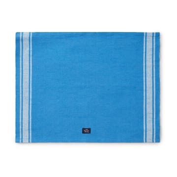コットン�ジュートランチョンマット & サイドストライプ 40x50 cm - Blue-white - Lexington | レキシントン