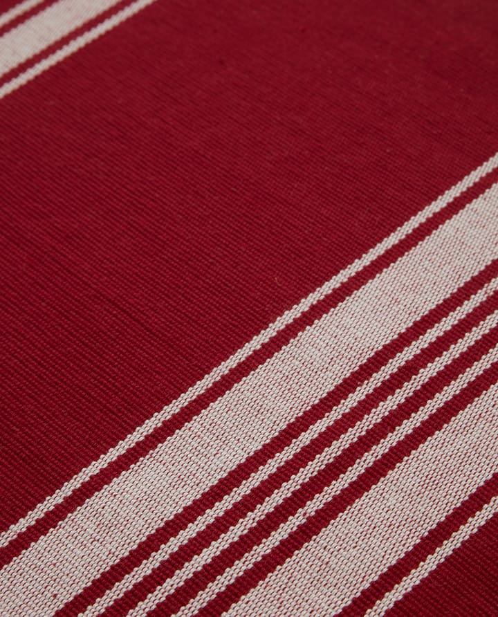ストライプ オーガニック�コットン リブ ランチョンマット 40x50 cm, Red-white Lexington | レキシントン