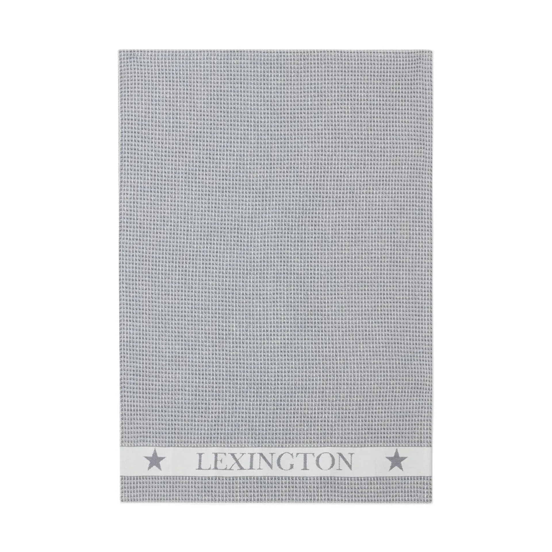 コットン ワッフル キッチンタオル 45x70 cm, Dark grey-white Lexington | レキシントン