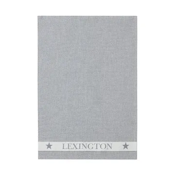 コットン ワッフル キッチンタオル 45x70 cm - Dark grey-white - Lexington | レキシントン