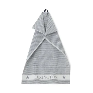 コットン ワッフル キッチンタオル 45x70 cm - Dark grey-white - Lexington | レキシントン