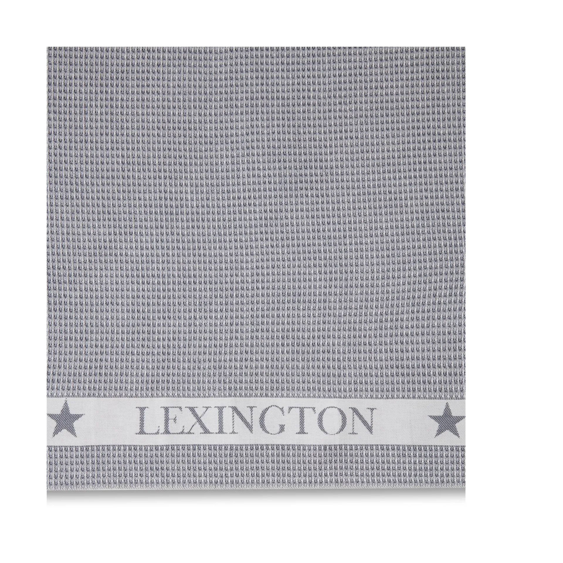 コットン ワッフル キッチンタオル 45x70 cm, Dark grey-white Lexington | レキシントン