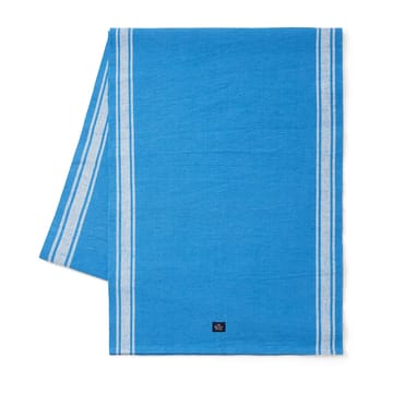 コットン�ジュートランナー & サイドストライプ 50x250 cm - Blue-white - Lexington | レキシントン