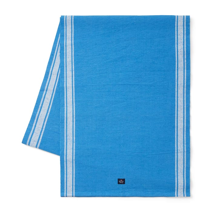 コットンジュートランナー & サイドストライプ 50x250 cm, Blue-white Lexington | レキシントン