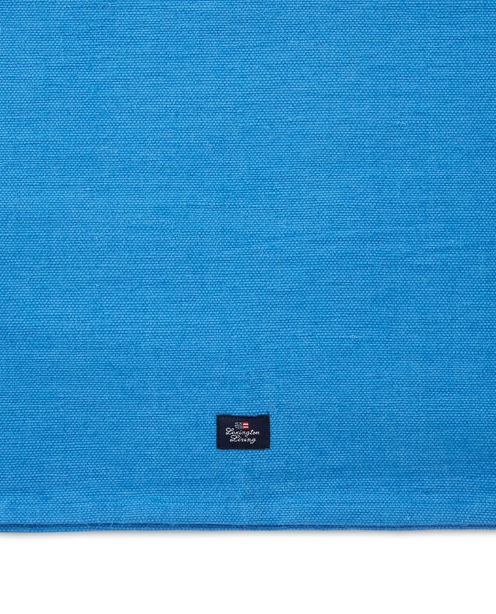 コットンジュートランナー & サイドストライプ 50x250 cm, Blue-white Lexington | レキシン��トン