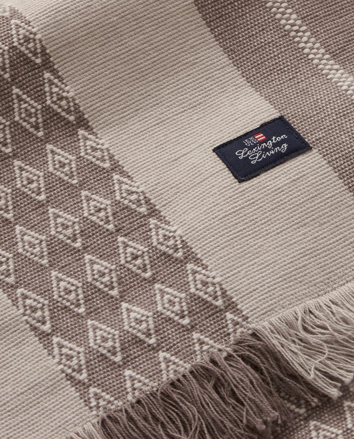 ジャガード ストライプテーブルランナー 50x350 cm, Beige Lexington | レキシントン