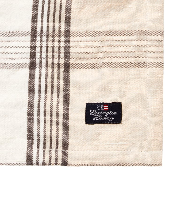チェック リネン/コットン ナプキン 50x50 cm, Beige Lexington | レキシントン