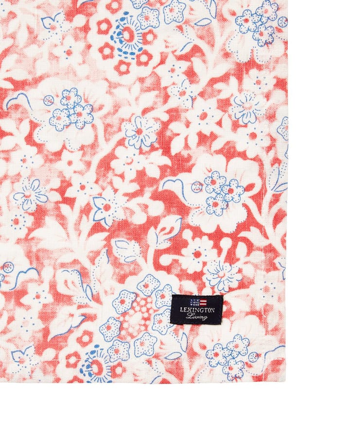 花柄 リサイクルコットン ナプキン 50x50 cm, Coral Lexington | レキシントン