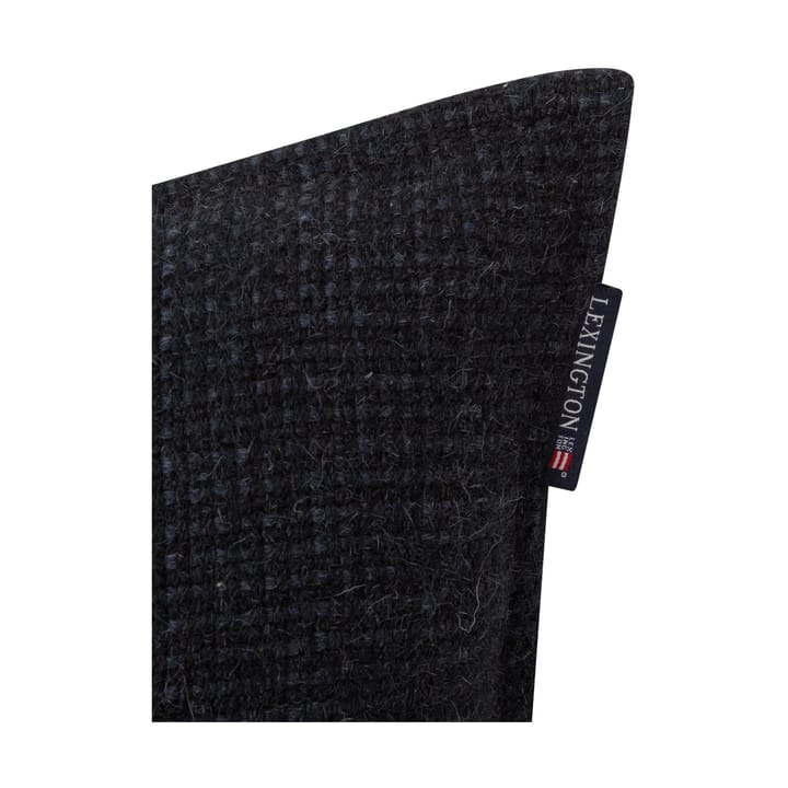 リブ ウール コットン ミックス クッションカバー 50x50 cm, Dark grey Lexington | レキシントン