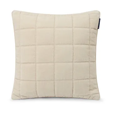 コットンベルベット キルト ピローケース 50x50 cm - Light beige - Lexington | レキシントン