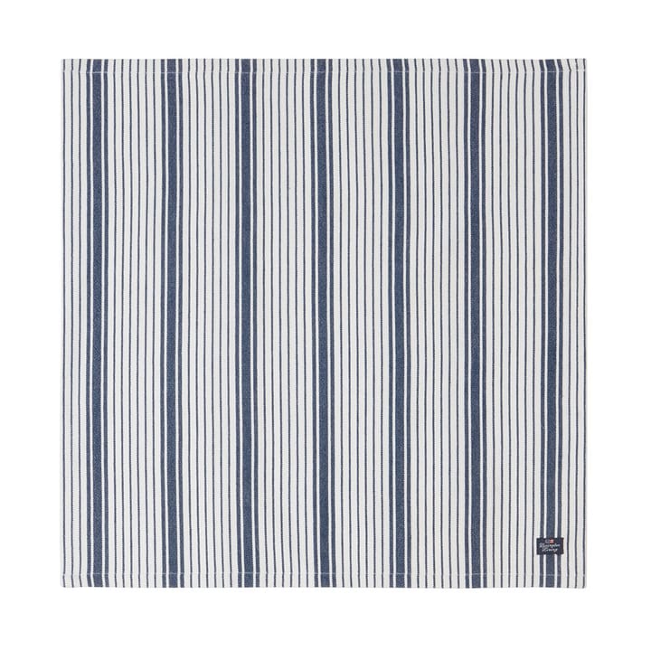 ストライプ オーガニックコットン ナプキン 50x50 cm - Navy - Lexington | レキシントン