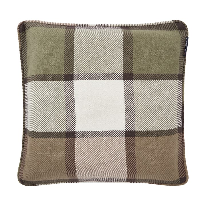 チェック ヘビーツイル クッションカバー 50x50 cm, Olive Lexington | レキシントン